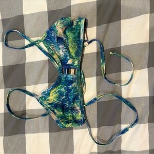 Jolyn Clothing Blue and Green Bikini